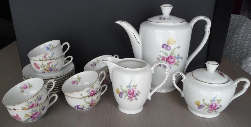 Antiek koffieservies - jaren 60, Ophalen of Verzenden