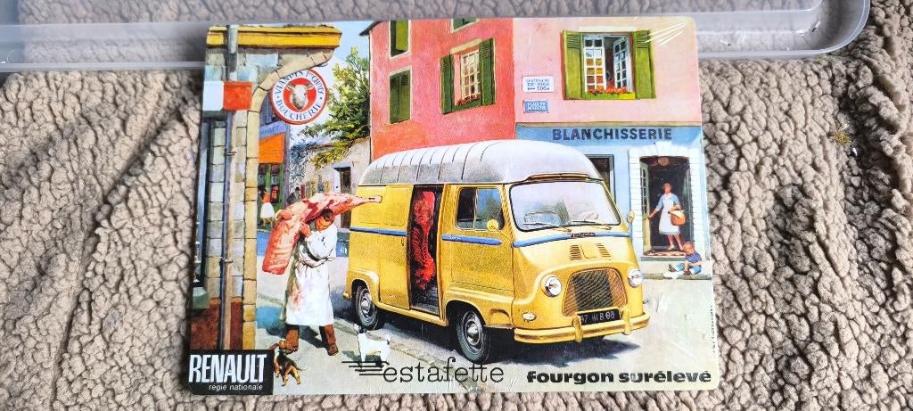 Plaque métal Renault, Collections, Marques & Objets publicitaires, Enlèvement ou Envoi