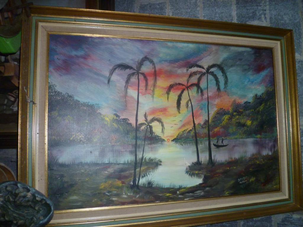GROOTE SCHILDERIJ OP DOEK, Ophalen of Verzenden