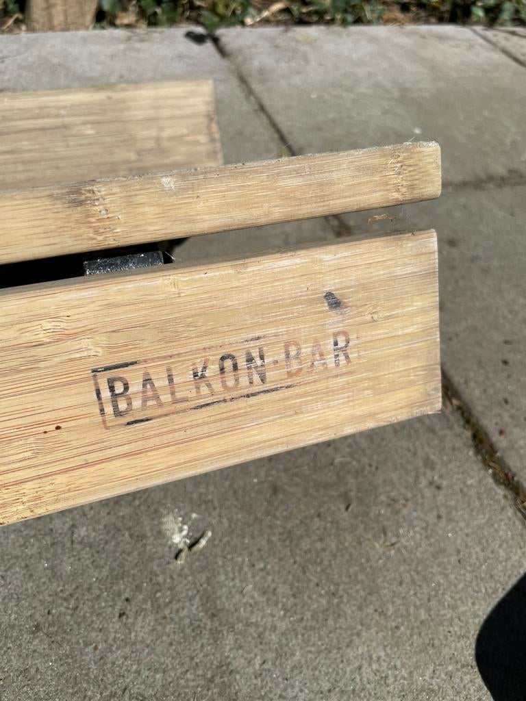 Balkonbaar - gemakkelijk te plaatsen, Ophalen, Gebruikt