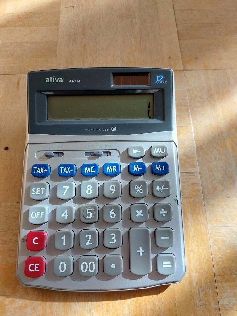 Calculatrice Elle fonctionne avec lumière, Ophalen, Zo goed als nieuw