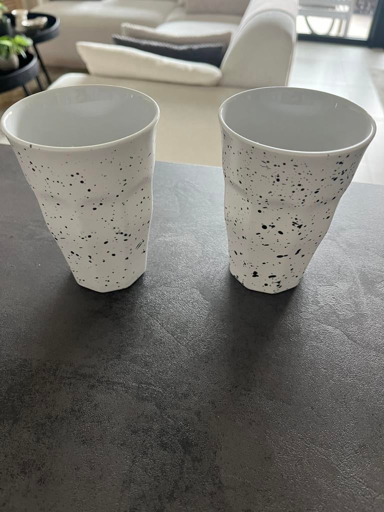 2 mooie grote thee tassen Hema 2,00€, Ophalen, Zo goed als nieuw