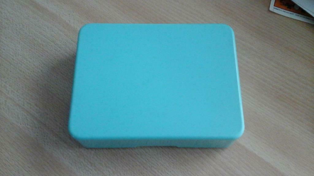 boite à tartines verte  H: 4x21x14 cm, Comme neuf, Vert