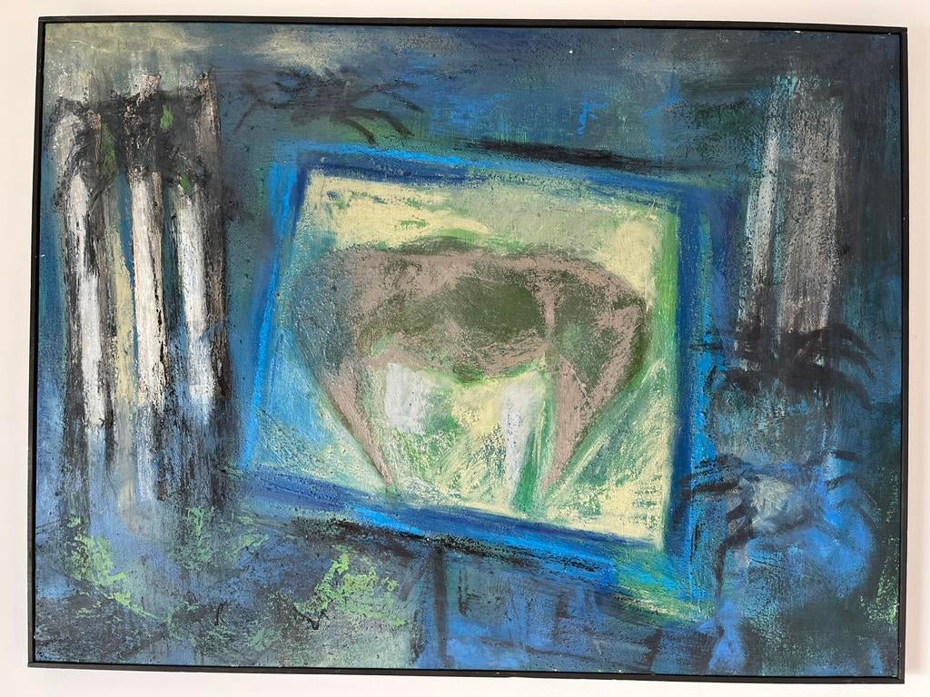 Peintures Christophe Cartier - Lot de 4 tableaux, Antiquités & Art, Enlèvement
