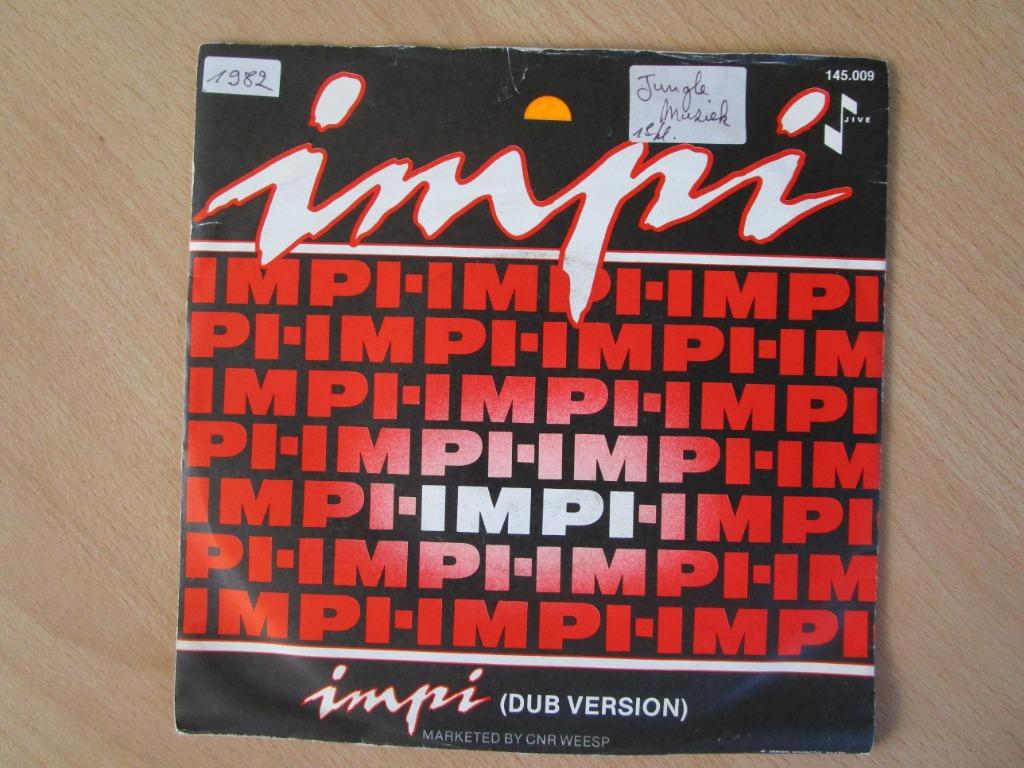 IMPI = IMPI/IMPI(DUB VERSION) (7" SINGLE), Cd's en Dvd's, Vinyl Singles, Ophalen of Verzenden, Zo goed als nieuw, Wereldmuziek