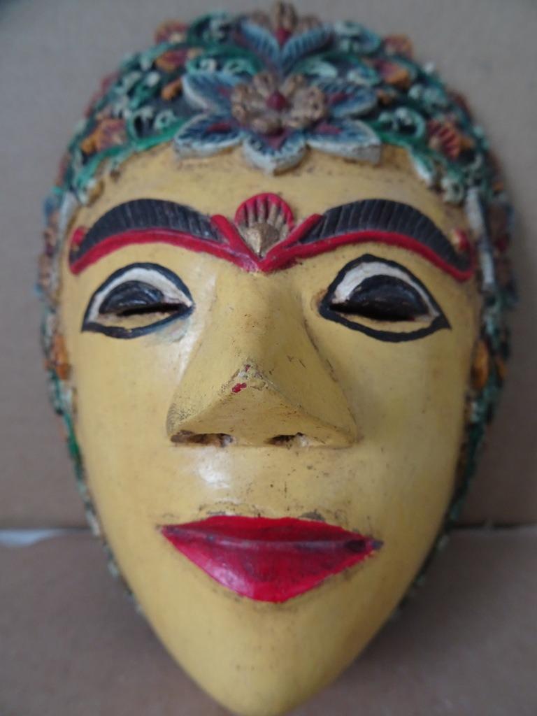 Masque Indonésie Masque indonésien Bali masque en bois 1970, Enlèvement ou Envoi