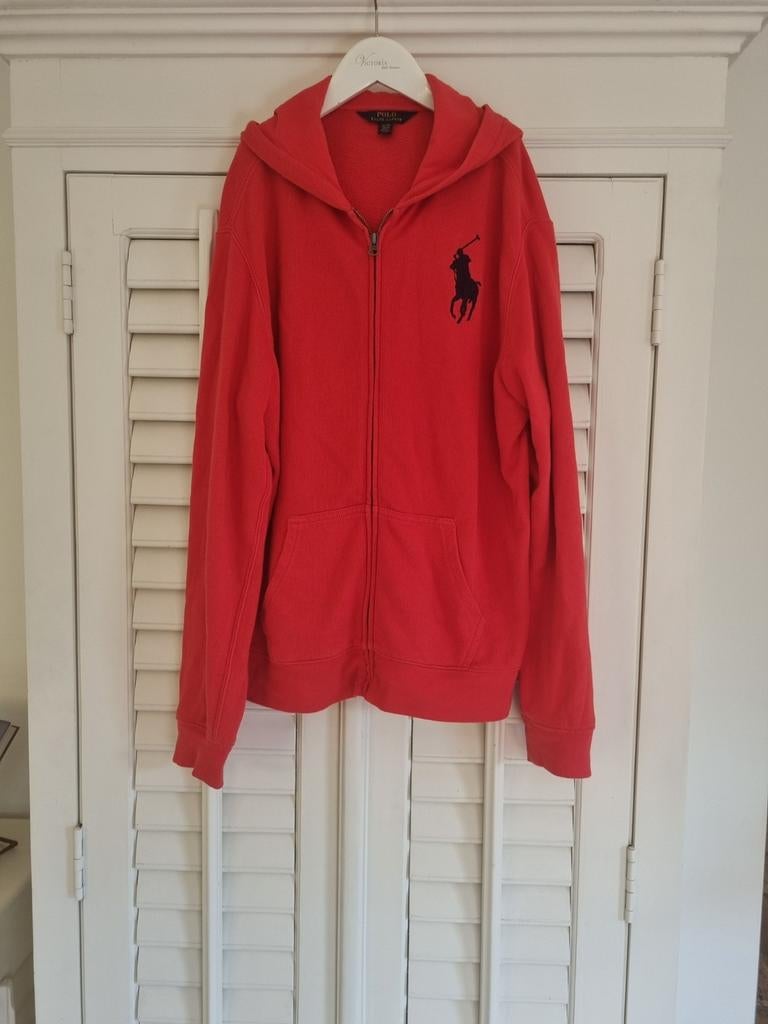 Hoodie met rits Polo Ralph Lauren maat M, Maat 48/50 (M), Ralph Lauren, Ophalen of Verzenden, Zo goed als nieuw