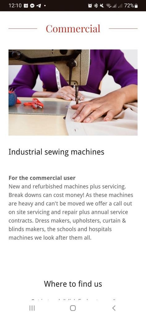 services de couture, Services & Professionnels