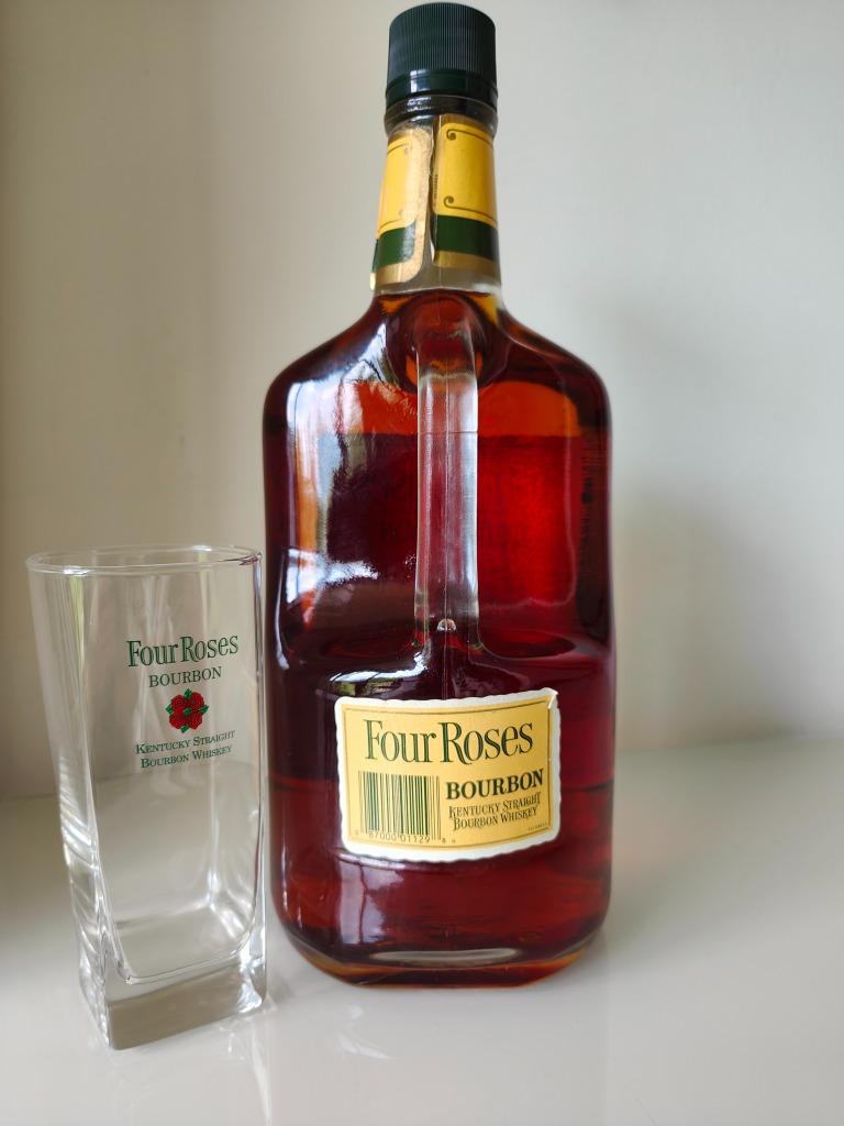 Four Roses 1,75 L fles, jaren 1980, uniek, Limited Edition, Overige typen, Nieuw, Ophalen of Verzenden, Noord-Amerika
