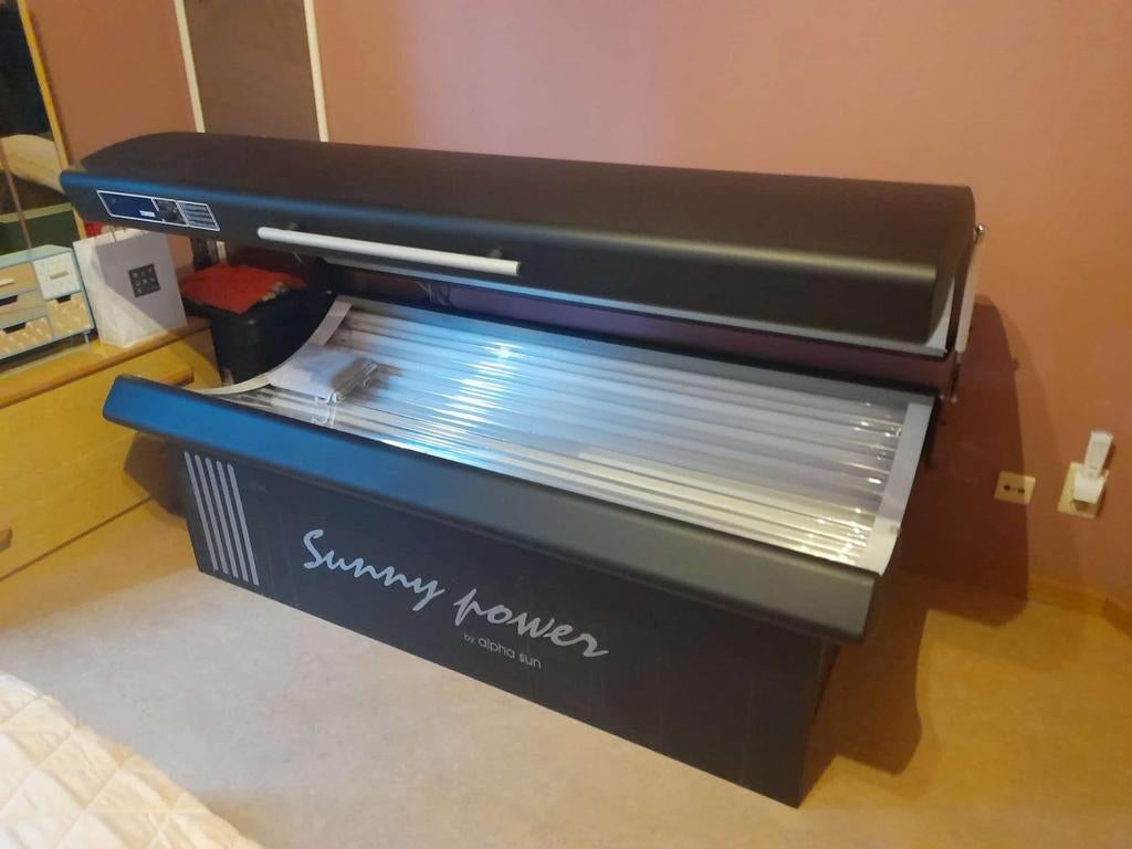Zonnebank "sunny power", Ophalen, Gebruikt