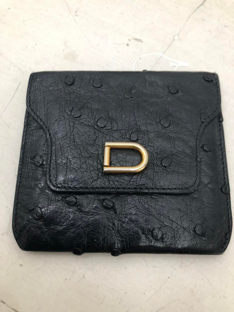 Delvaux geldbeugel, Ophalen, Zo goed als nieuw, Zwart