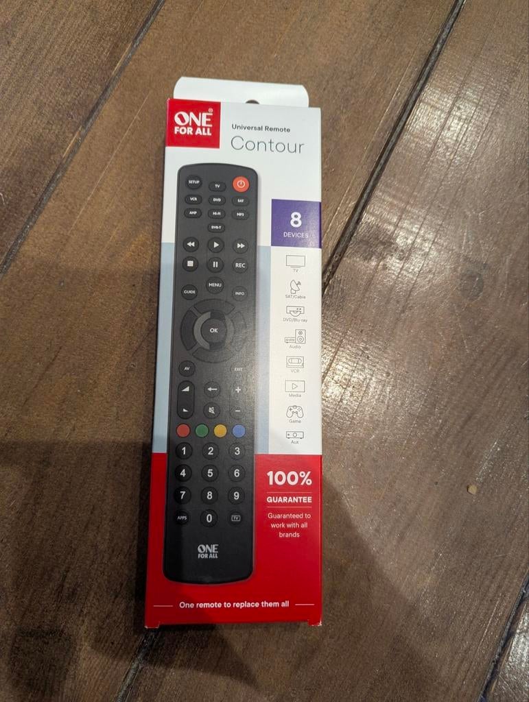 Télécommande universelle One For All, TV, Hi-fi & Vidéo, Télécommandes, Enlèvement ou Envoi, Comme neuf