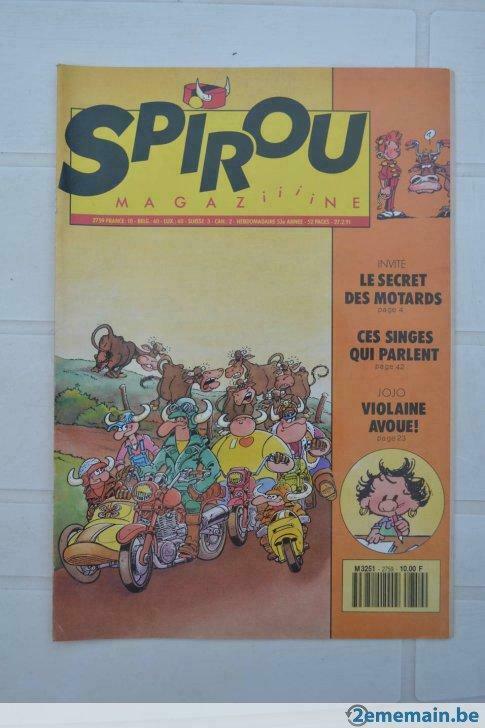 Spirou Magazine n°2759 du 27 février 1991, Livres, Enlèvement ou Envoi, Utilisé