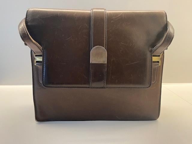 Delvaux handtas - Modèle Déposé - Vintage, Ophalen, Gebruikt, Bruin, Handtas