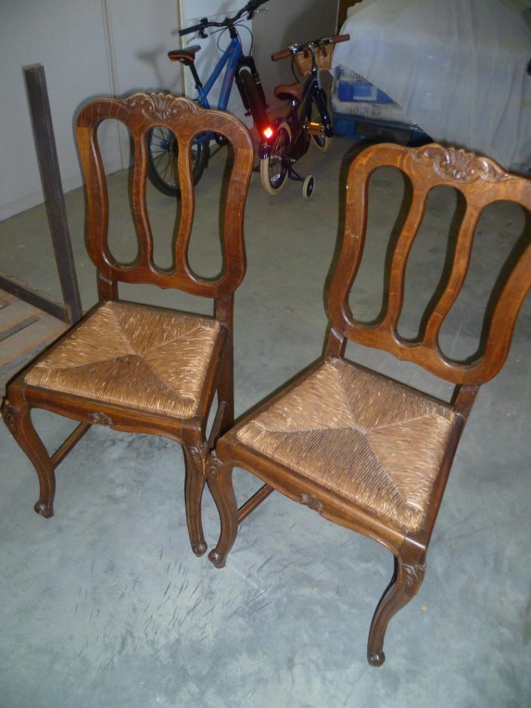 2 LOUIS XV STOELEN, Antiek en Kunst, Ophalen
