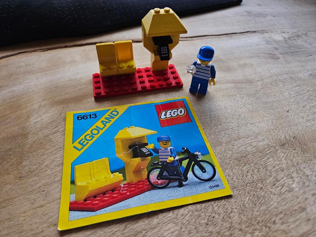LEGO Classic Town 6613 Telephone Booth met boekje, Kinderen en Baby's, Speelgoed | Duplo en Lego, Zo goed als nieuw, Lego, Complete set