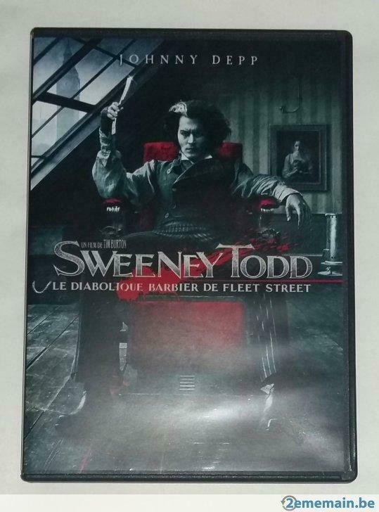 Sweeney Todd (Johnny Depp - Tim Burton) comme neuf, Cd's en Dvd's, Dvd's | Thrillers en Misdaad, Zo goed als nieuw, Vanaf 12 jaar