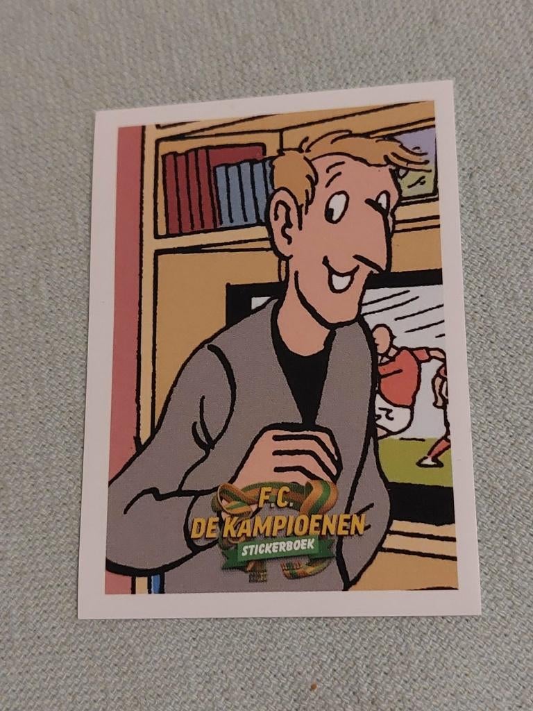 sticker / Pol De Tremmerie / FC De Kampioenen, Verzamelen, Verzenden, Nieuw, Film, Tv of Omroep