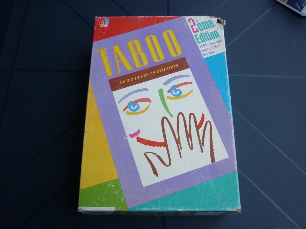 Jeu de société - Taboo 2ième édition - MB, Hobby & Loisirs créatifs, Trois ou quatre joueurs, Enlèvement ou Envoi, Utilisé