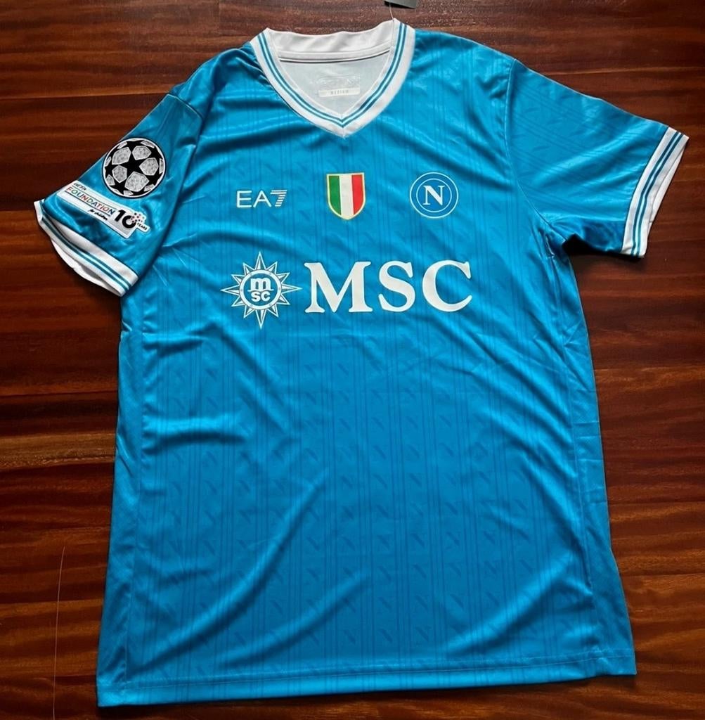Napoli De Bruyne Voetbalshirt Origineel Nieuw 2025, Sport en Fitness, Voetbal, Verzenden, Zo goed als nieuw