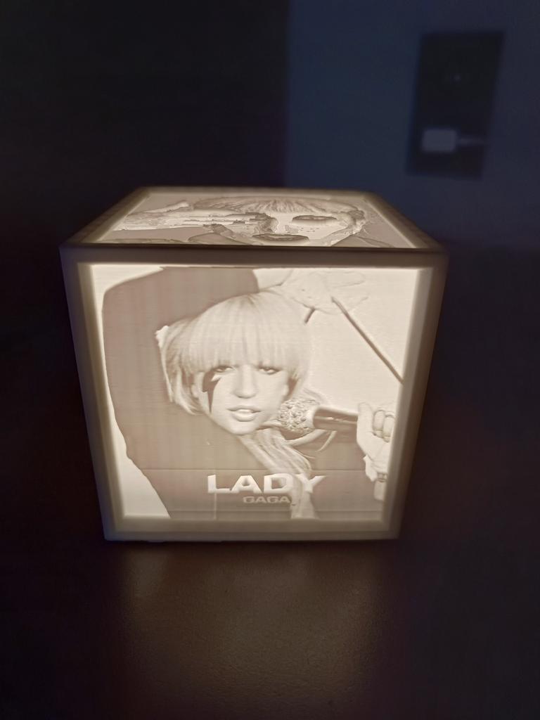 Lady gaga boite 3d led, Enlèvement ou Envoi, Neuf