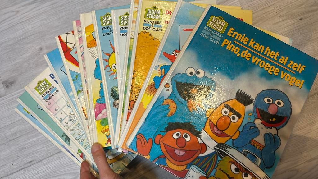 13 boeken van Sesamstraat - Bert & Ernie, Boeken, Ophalen, Zo goed als nieuw
