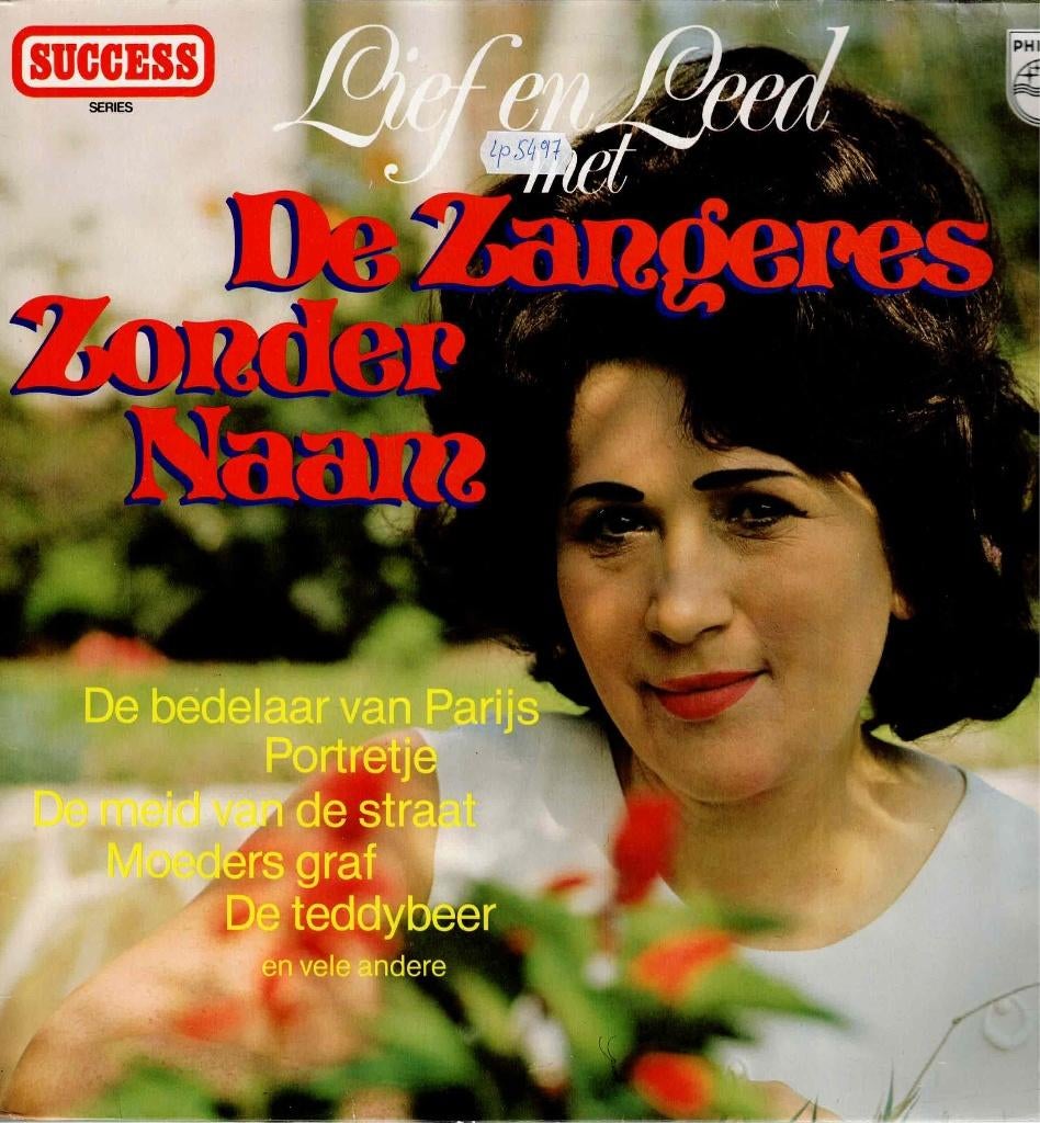 Vinyl, LP   -   Lief En Leed Met De Zangeres Zonder Naam, Ophalen of Verzenden, Overige formaten