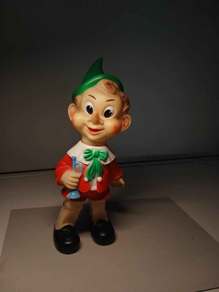 Jouet couineur vintage grand format Pinocchio, Enlèvement ou Envoi, Comme neuf