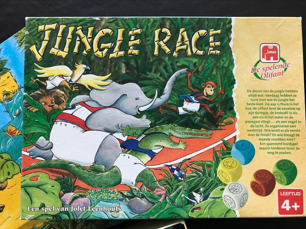 Gezelschapsspel Jungle Race Jumbo, Ophalen of Verzenden