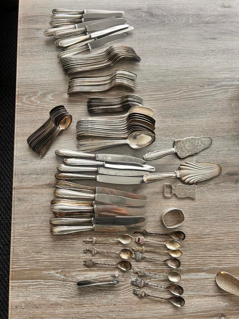 Couverts de service en argent K&G 90 G, Maison & Meubles, Enlèvement ou Envoi, Comme neuf, Argent