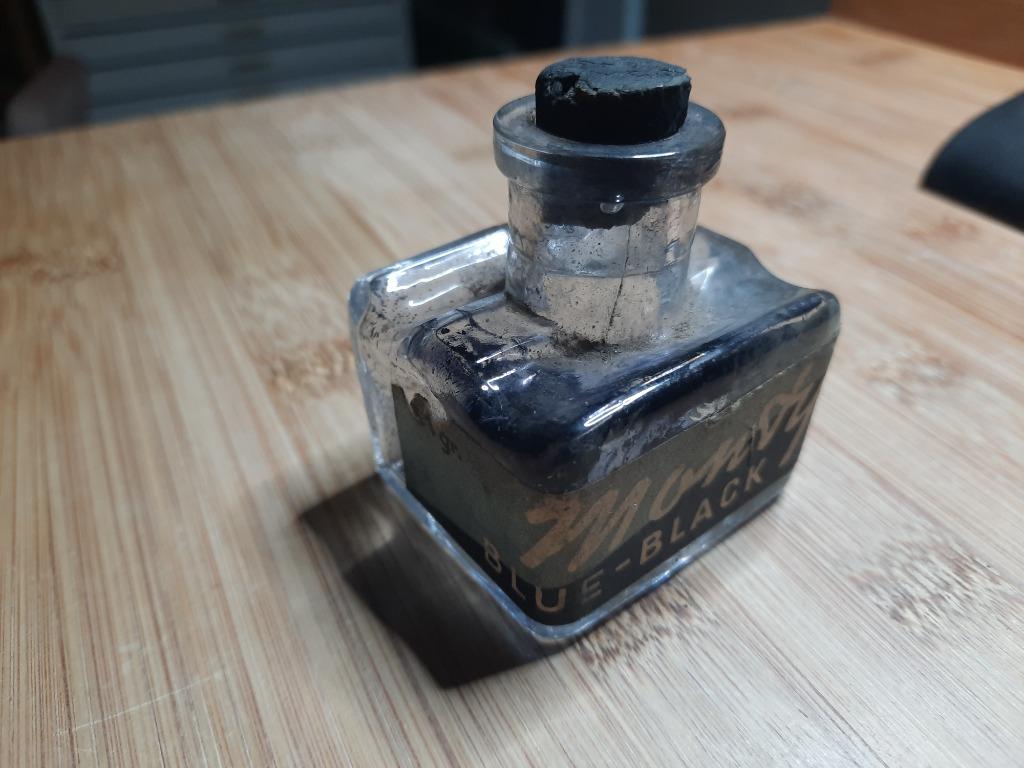 inktpotje Monty glas, Antiek en Kunst, Ophalen of Verzenden