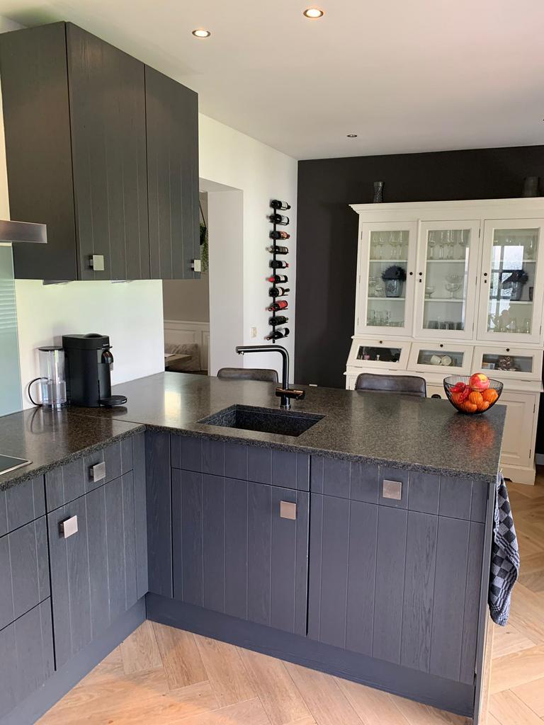 Belle cuisine d'angle de campagne + électroménagers DÉMONTÉS, Maison & Meubles, Enlèvement ou Envoi, Granit ou Pierre, Cuisine d'angle