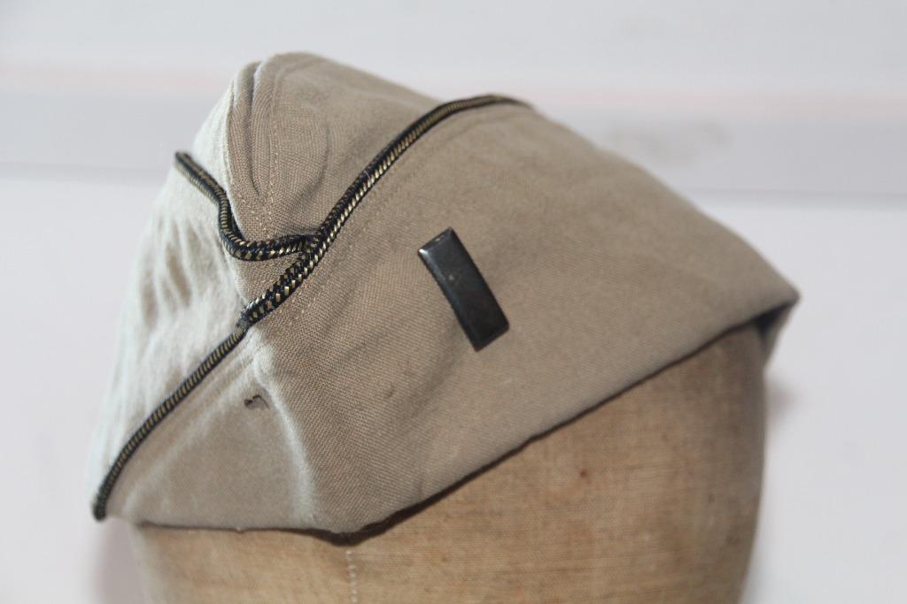 US WW2 "Cap Garrison Officier" (Chino), Collections, Envoi, Armée de terre, Casque ou Béret