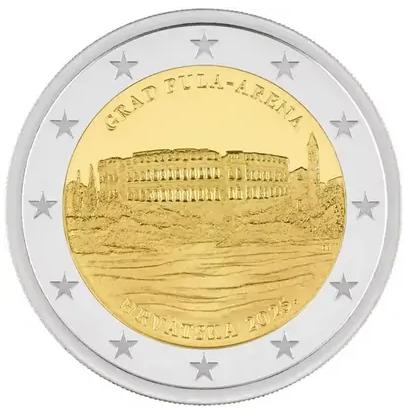 2 euro Kroatië 2025 Pula Arena, Ophalen of Verzenden, 2 euro