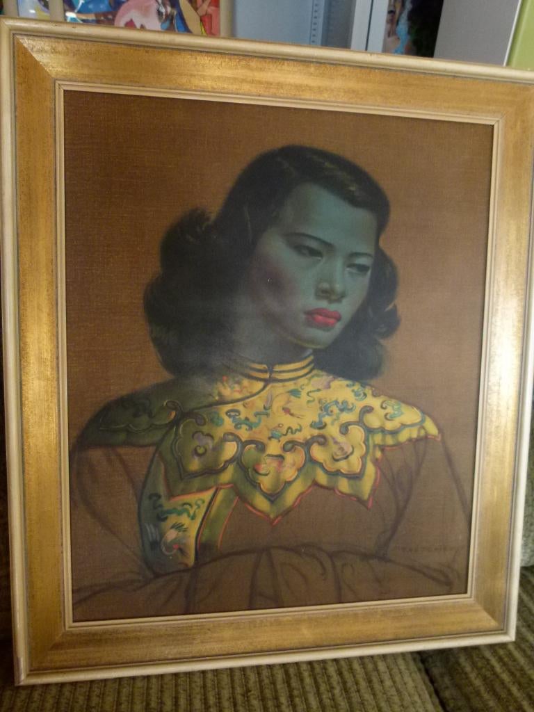 vintage Tretchikoff ``China Girl``  1ste druk, Verzamelen, Retro, Ophalen, Huis en Inrichting