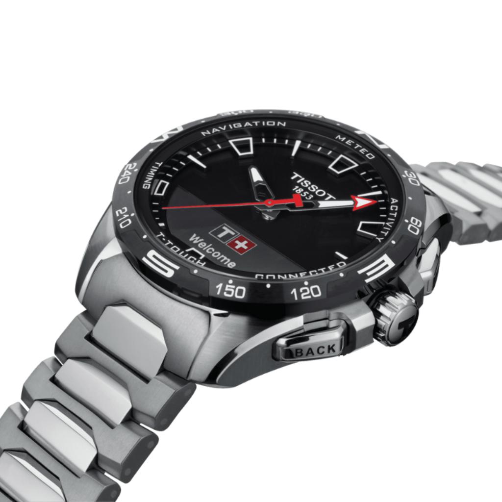 Montre Tissot T-Touch Connect Solar, Montre-bracelet, Autres marques, Comme neuf, Enlèvement