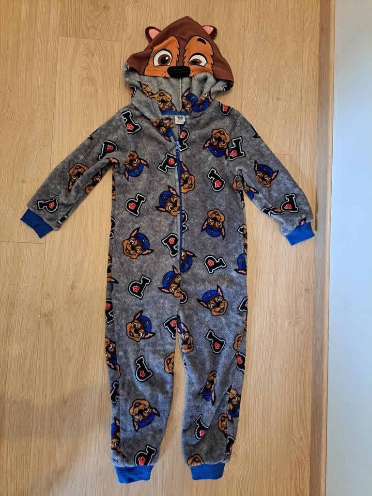 Onesie Paw Patrol, maat 110-116, Kinderen en Baby's, Ophalen of Verzenden, Zo goed als nieuw, Paw patrol, Nacht- of Onderkleding