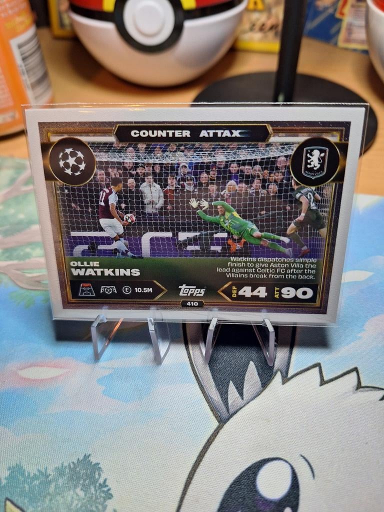 Topps match attax ollie watkins  counter, Ophalen of Verzenden, Nieuw, Spelerskaart