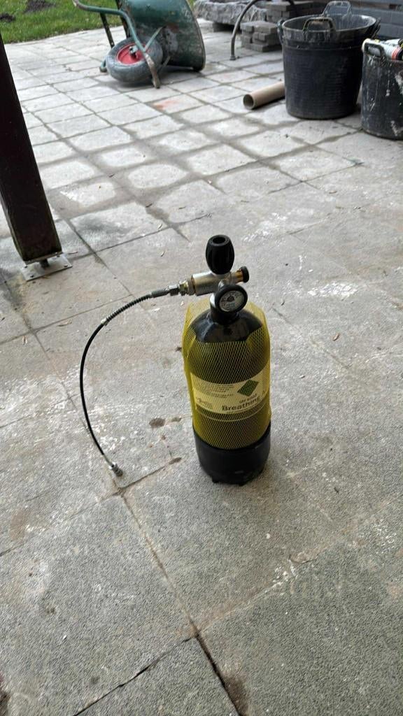 perslucht fles voor schietsport, Ophalen, Zo goed als nieuw