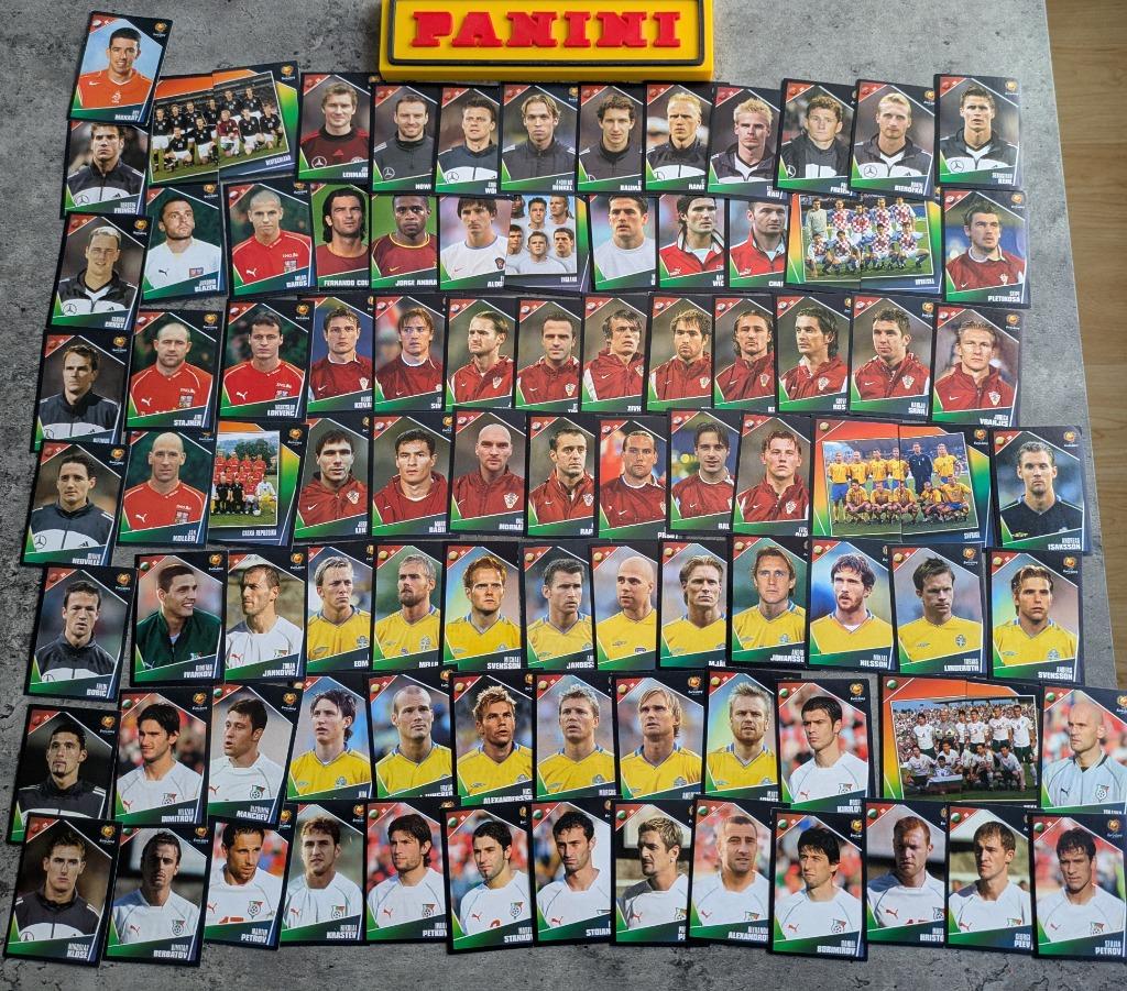 Autocollants Panini football EURO 2004 92X tous différents, Envoi, Comme neuf
