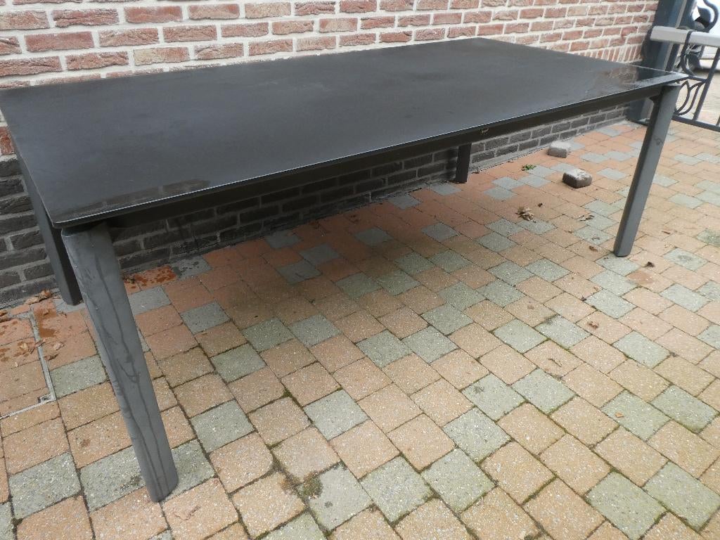 tuintafel met stoelen, Ophalen, Gebruikt, Rechthoekig