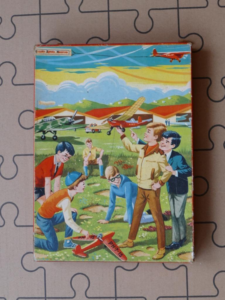 Oude vintage Pin-Kwin houten jig saw puzzle, Enlèvement ou Envoi, Autres types