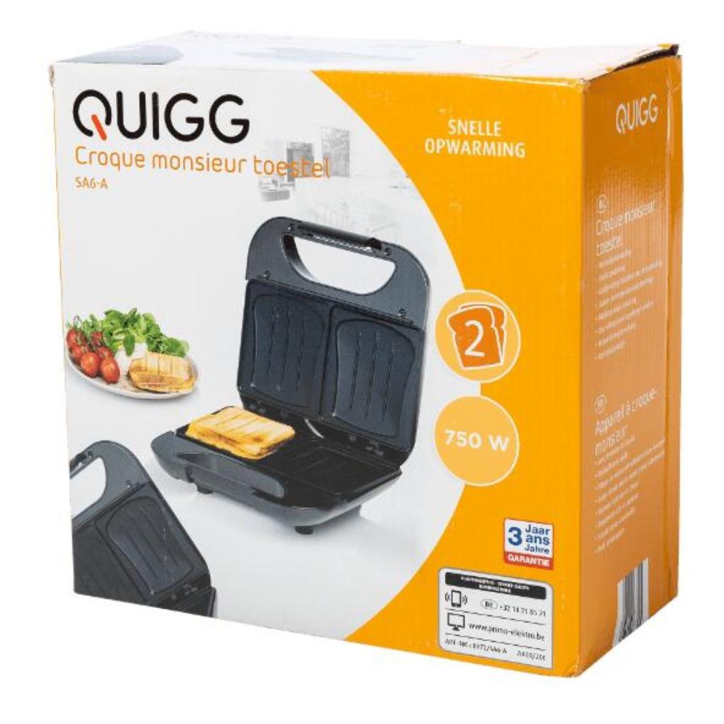 Croque-monsieur toestel Quigg SA6-A, Ophalen, Nieuw