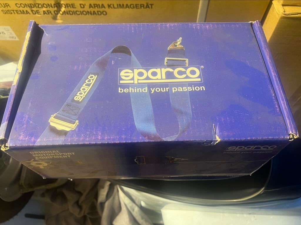Sparco : harnais 3 points rouge, Enlèvement ou Envoi, Neuf