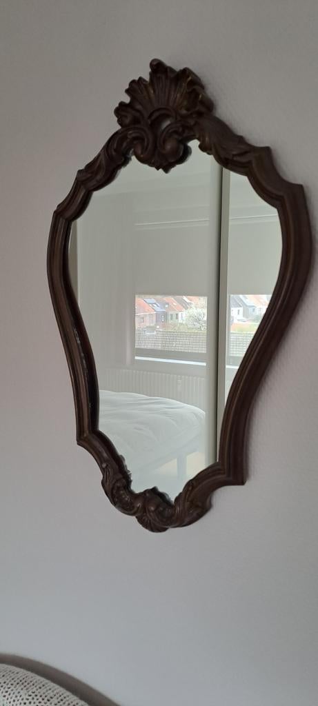 Houten spiegel, Antiek en Kunst, Antiek | Spiegels, Ophalen