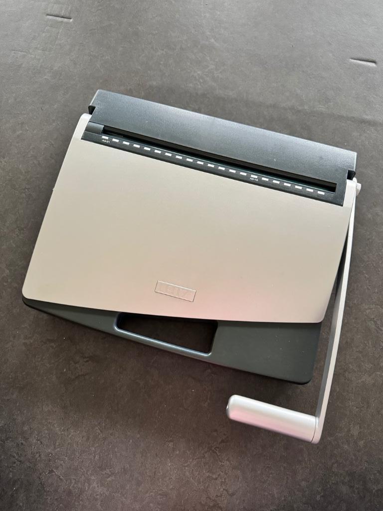 Bindmachine Leitz, Ophalen, Gebruikt