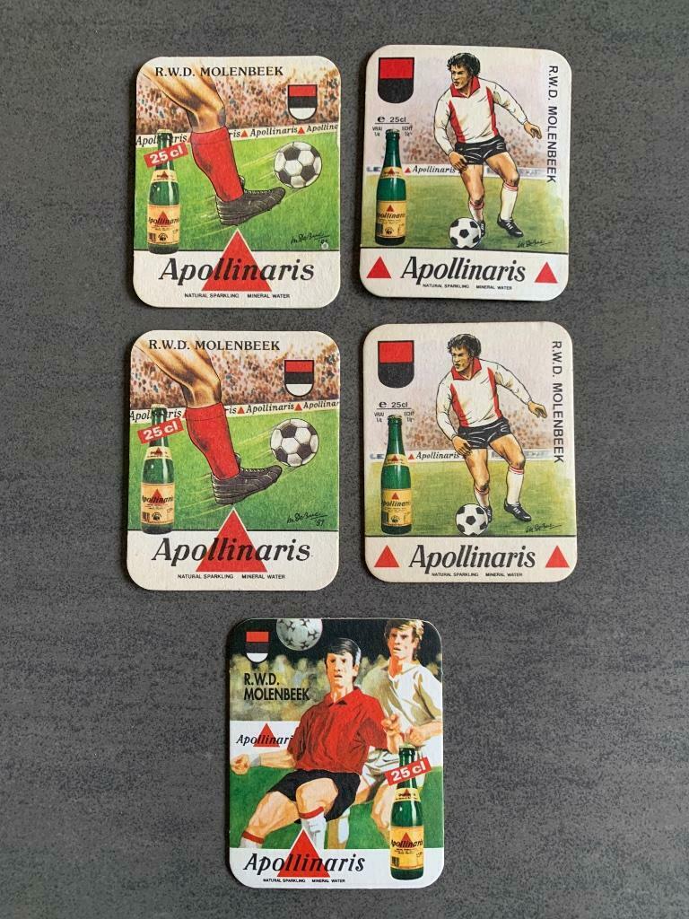 Bierviltjes Apollinaris R.W.D. Molenbeek, Verzamelen, Ophalen, Gebruikt, Viltje(s), Overige merken
