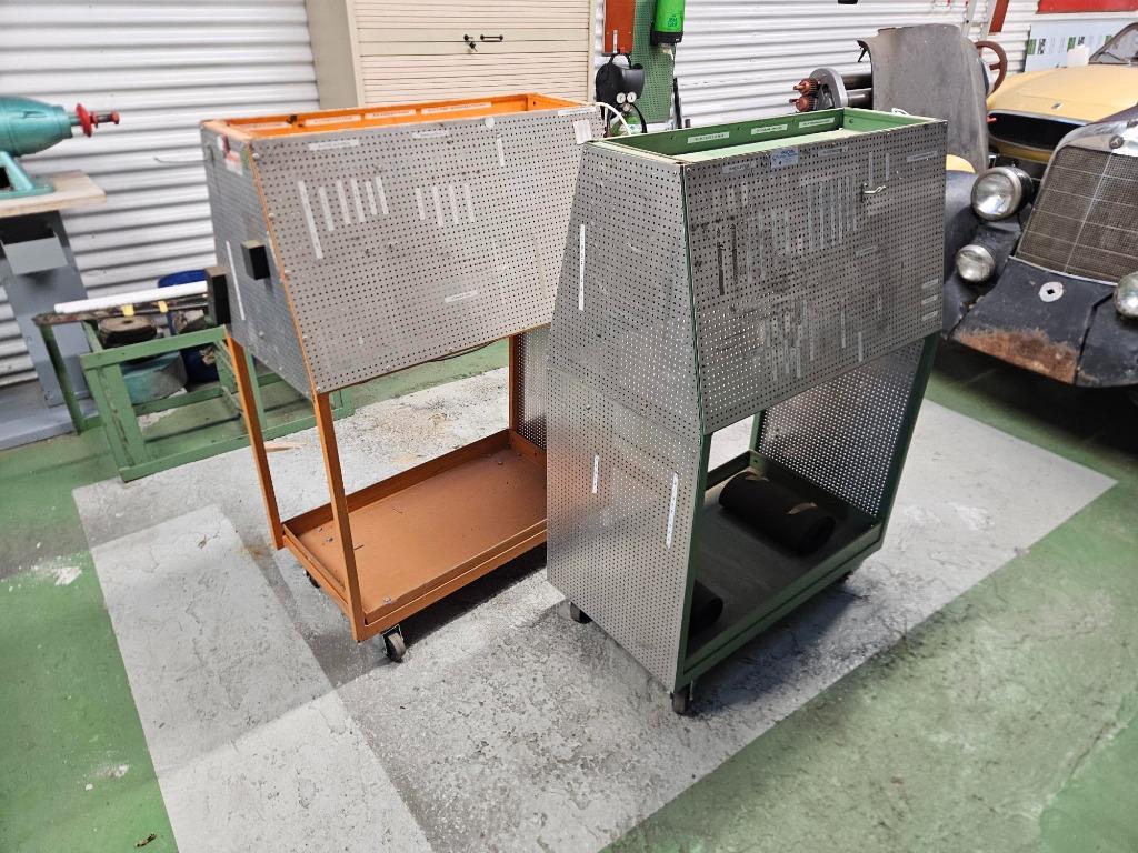 gereedschap karren, Ophalen