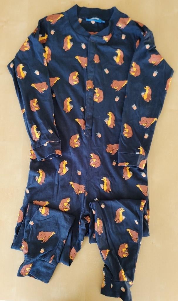 Katoenen onesie met beren someone, maat 128, Nacht- of Onderkleding, Jongen of Meisje, Ophalen of Verzenden, Zo goed als nieuw
