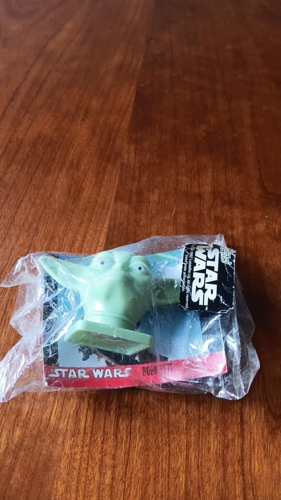 Topps yoda hoofd, Verzamelen, Ophalen of Verzenden, Gebruikt, Gebruiksvoorwerp